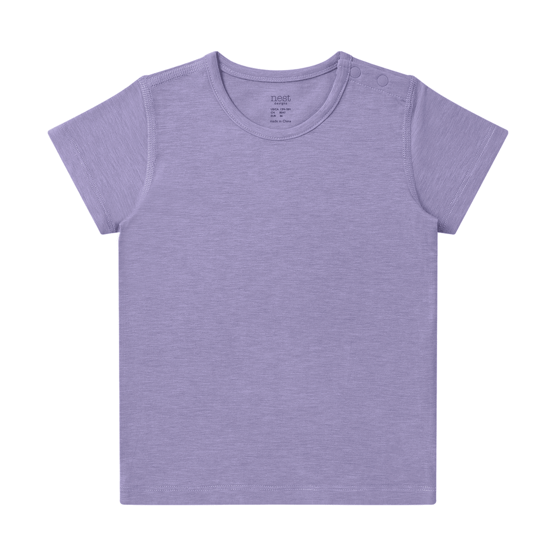 Nest Designs Short Sleeve T-Shirt – Violet Blooms - Nest and Sprout - Nest Designs