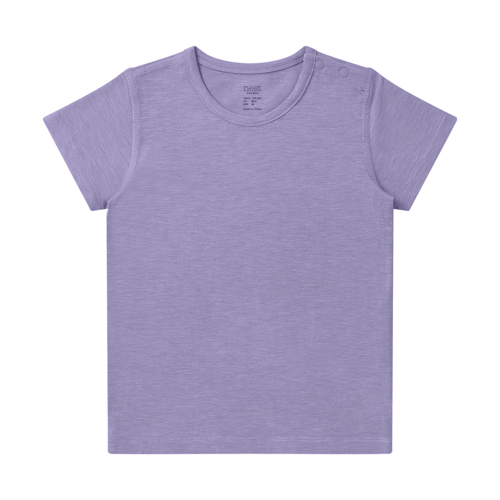 Nest Designs Short Sleeve T-Shirt – Violet Blooms - Nest and Sprout - Nest Designs
