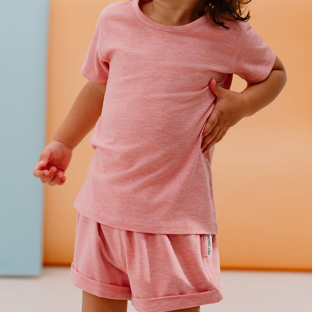 Nest Designs Short Sleeve T-Shirt – Pink Sunset