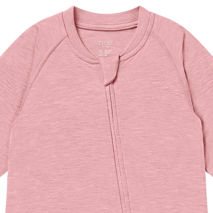 Nest Designs Long Sleeve Footed Sleeper – Pink Sunset - Nest and Sprout - Nest Designs