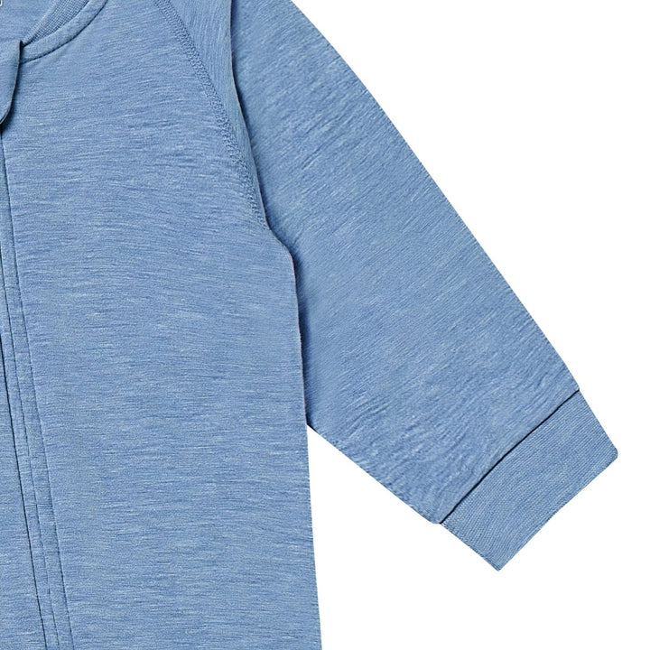 Nest Designs Long Sleeve Footed Sleeper – Azure Lake - Nest and Sprout - Nest Designs