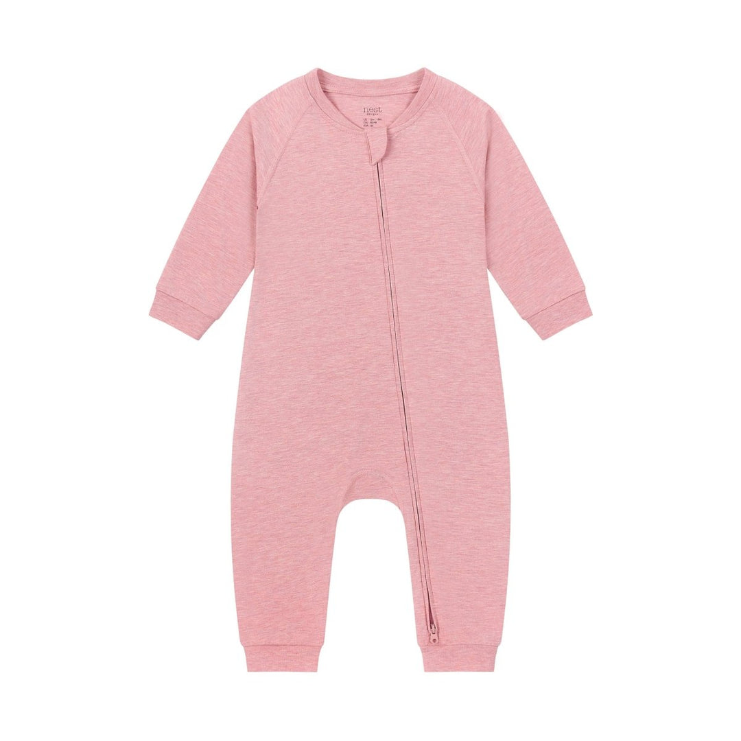 Nest Designs Long Sleeve Footless Sleeper – Pink Sunset - Nest and Sprout - Nest Designs