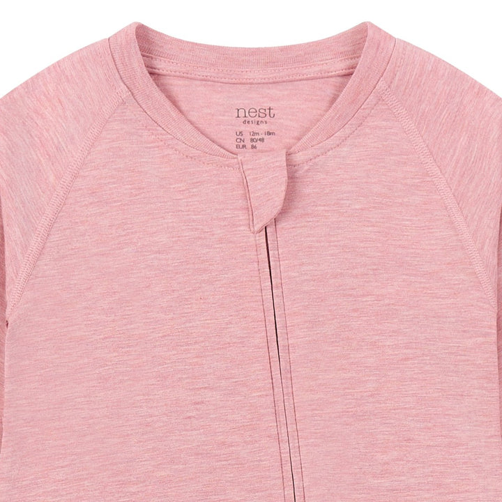 Nest Designs Long Sleeve Footless Sleeper – Pink Sunset - Nest and Sprout - Nest Designs