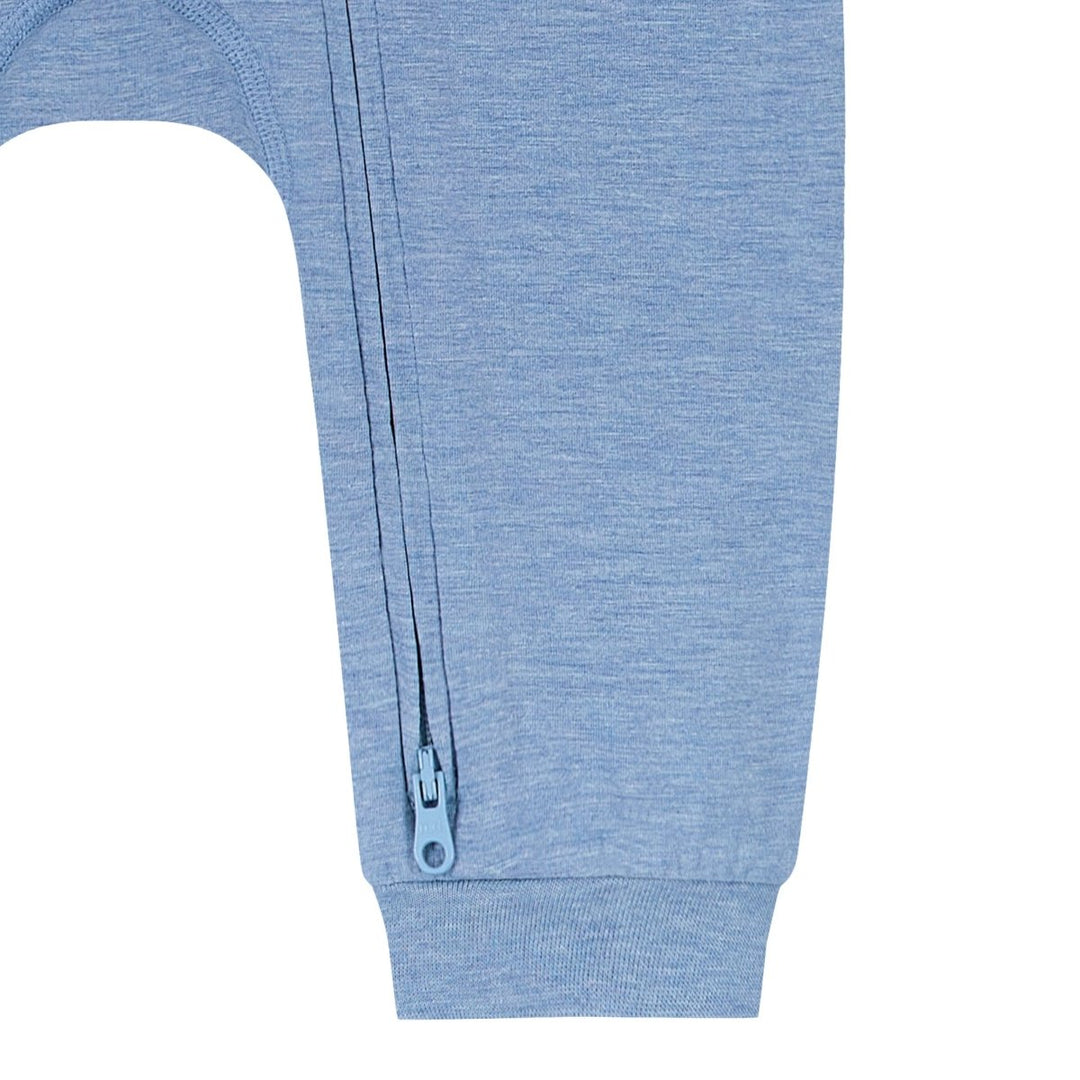 Nest Designs Long Sleeve Footless Sleeper – Azure Lake - Nest and Sprout - Nest Designs