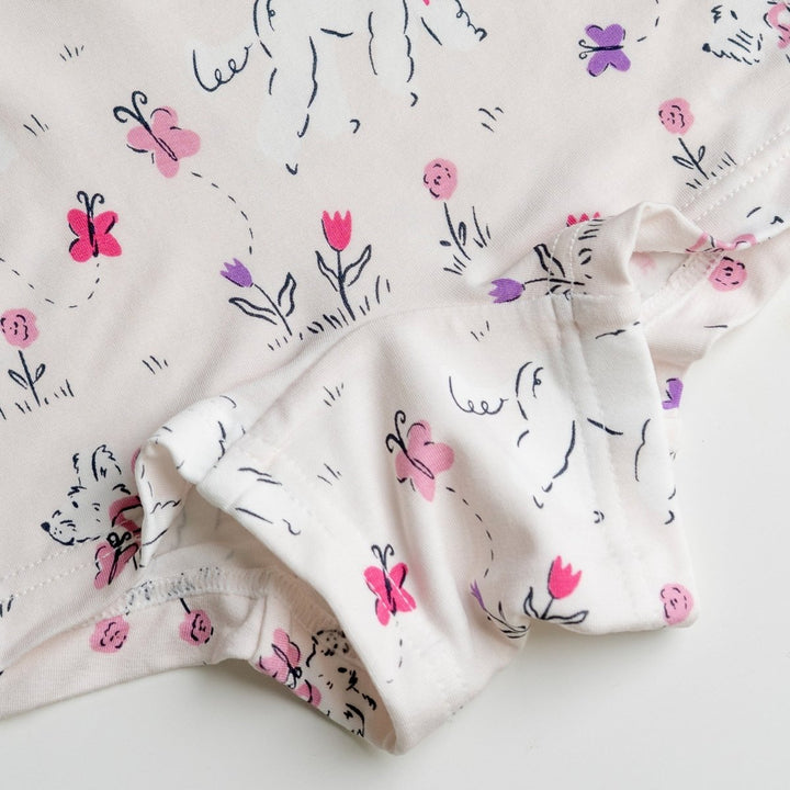 Nest Designs Girl Boy Short Underwear 2 - Pack – Doggie Meadow/Very Squirrelly - Nest and Sprout - Nest Designs
