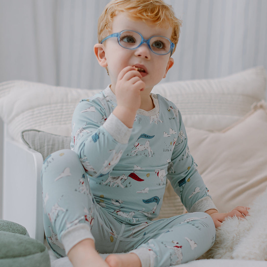 Nest Designs Bamboo Two-Piece PJ | Puppy Park up to 14Y