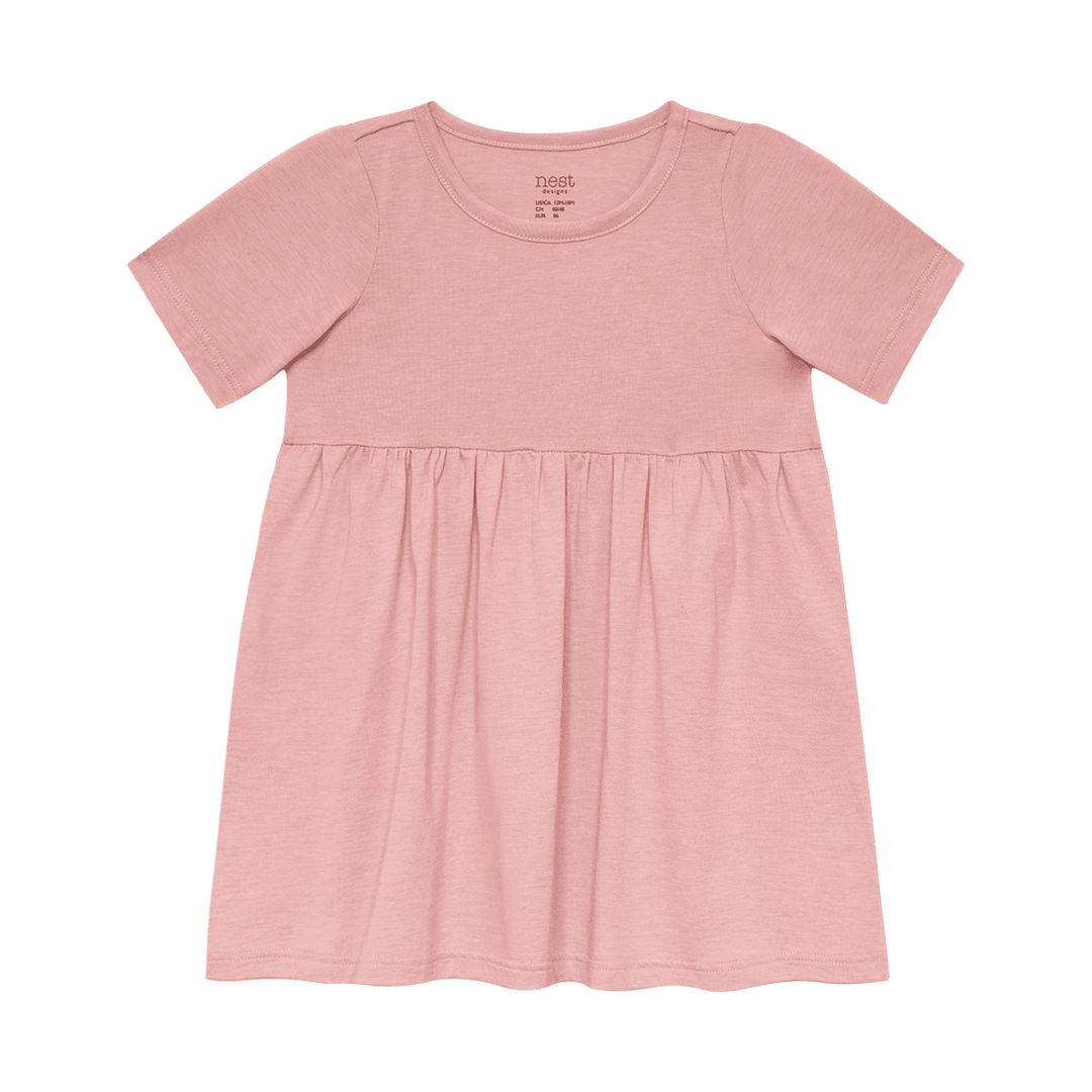 Nest Designs Short Sleeve Dress – Pink Sunset - Nest and Sprout - Nest Designs