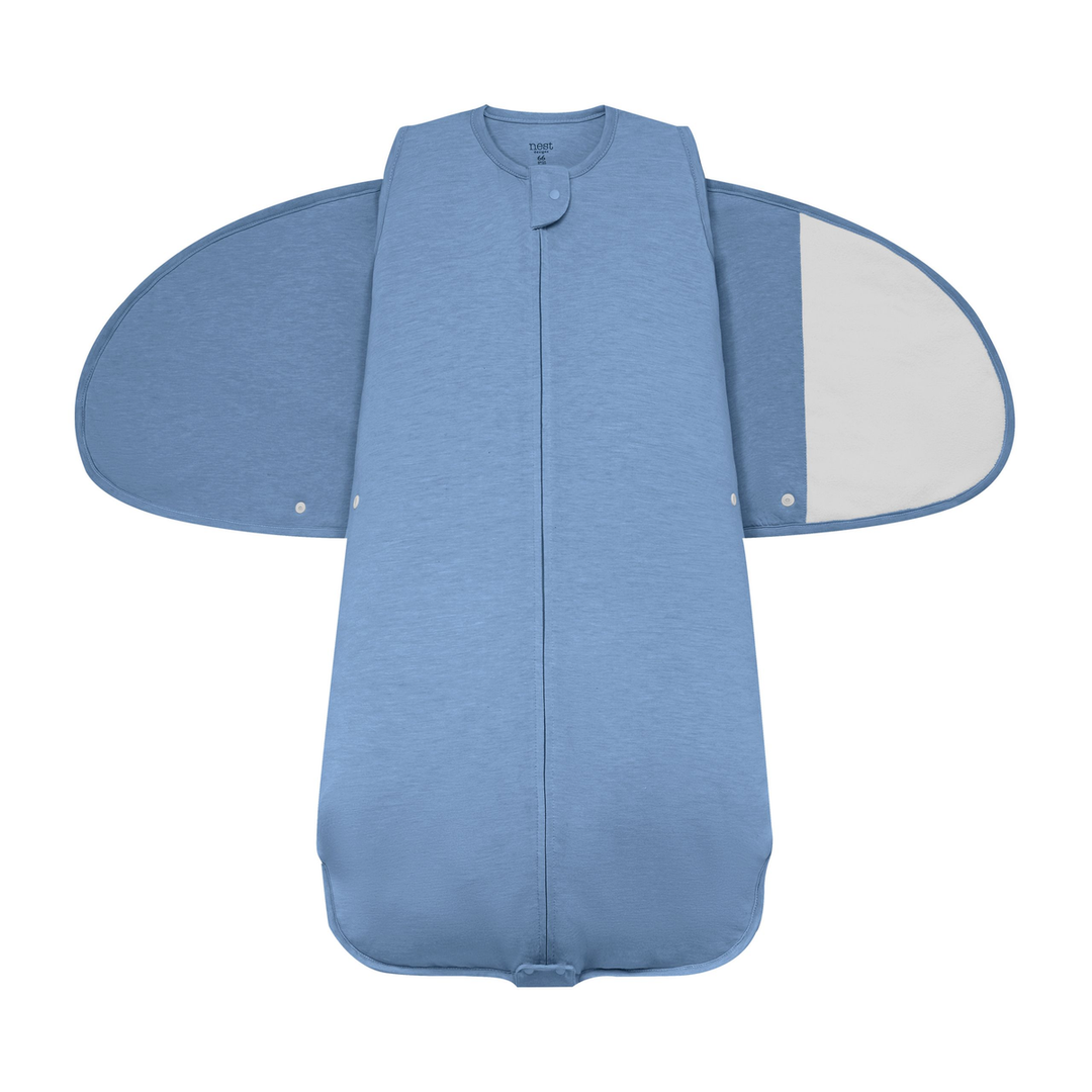 Nest Designs 1.5 TOG Swaddle Sleep Bag - Azure Lake