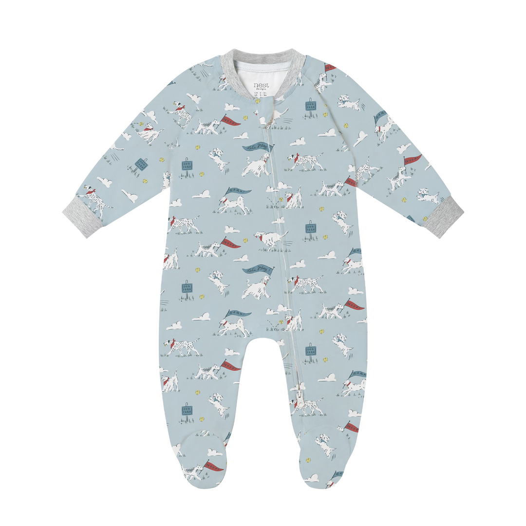 Nest Designs Footed Sleeper - Puppy Park (Newborn to 18M)