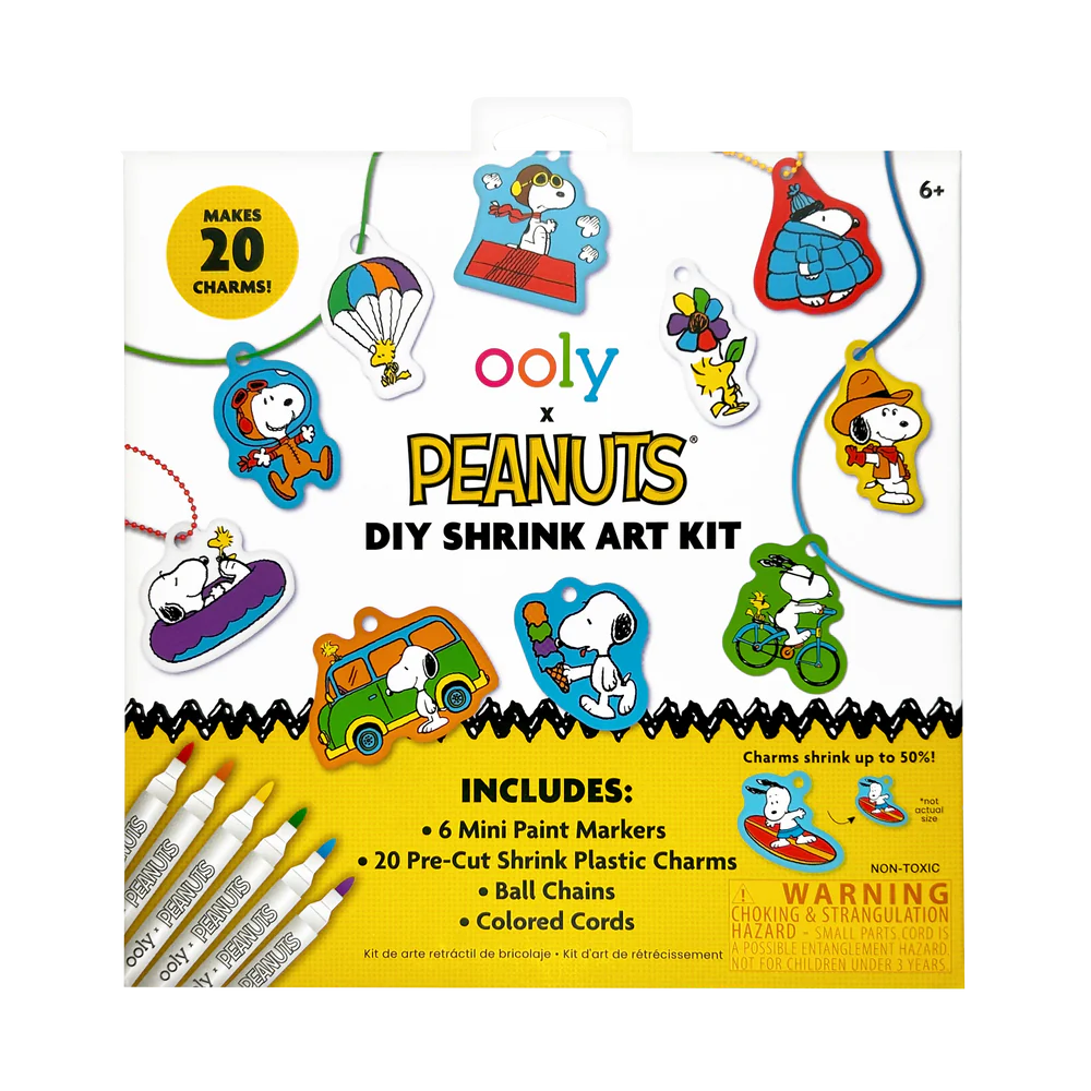 OOLY x Peanuts: D.I.Y. Shrink Art Kit