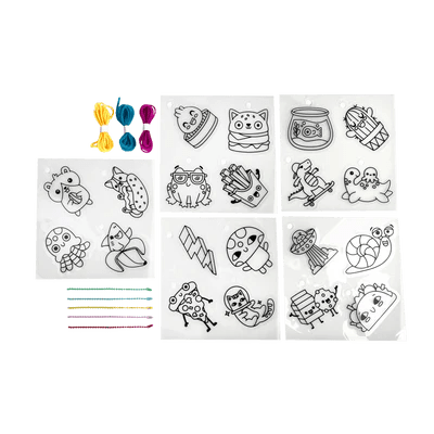 Shrink - its! DIY Shrink Art Kit - Fun Friends - Nest and Sprout - Ooly