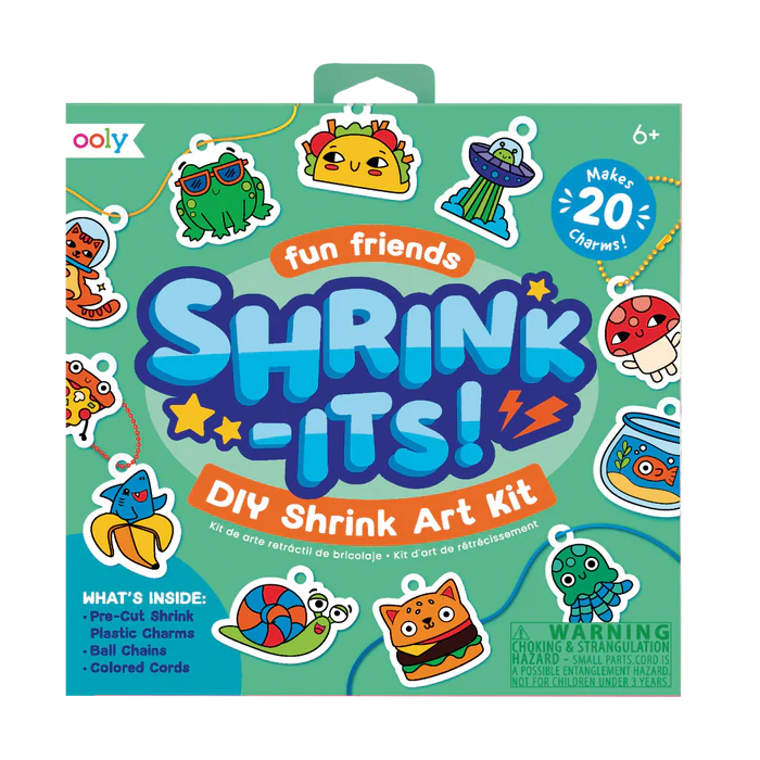 Shrink - its! DIY Shrink Art Kit - Fun Friends - Nest and Sprout - Ooly