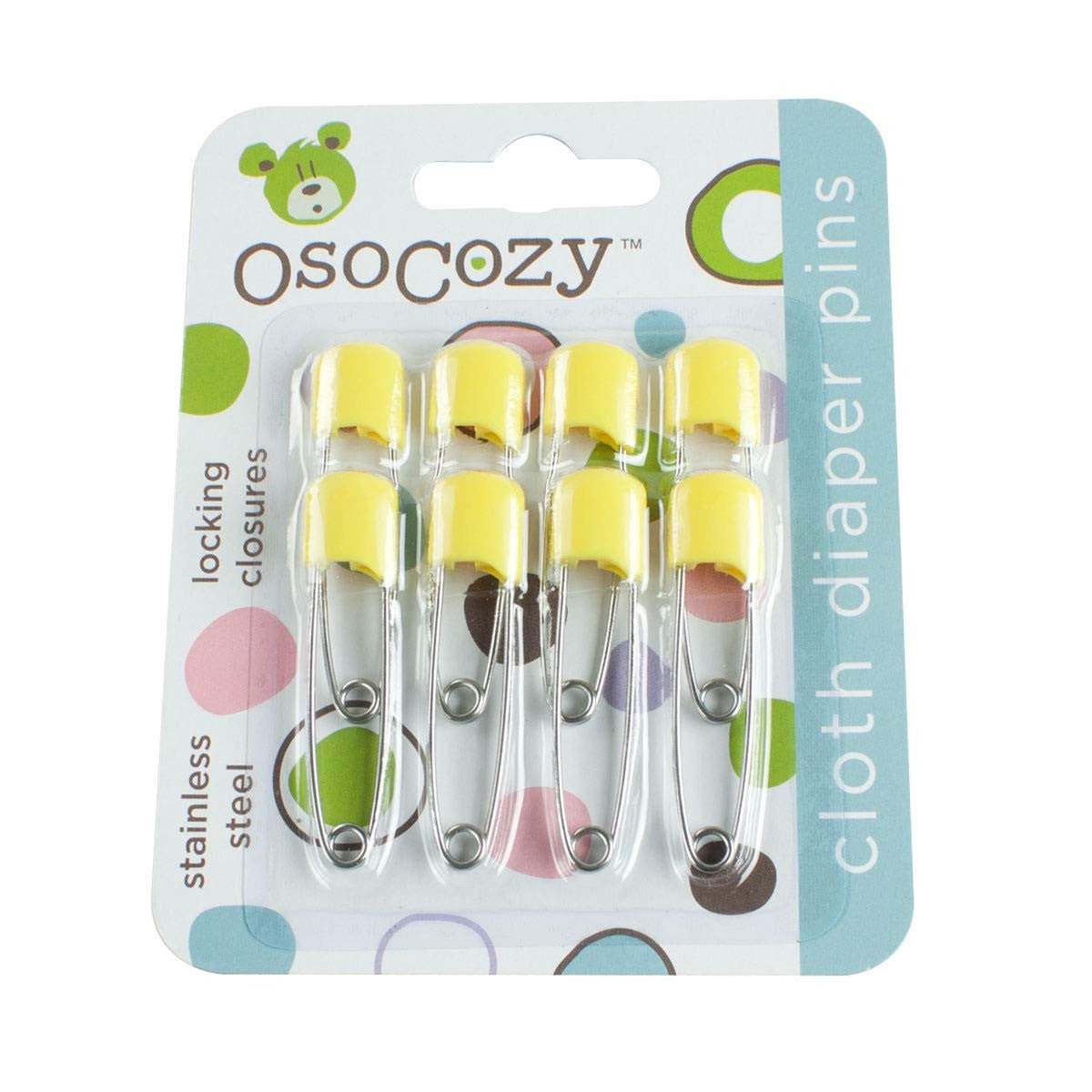 OsoCozy Diaper Pin | Pack of 8 - Nest and Sprout - Osocozy