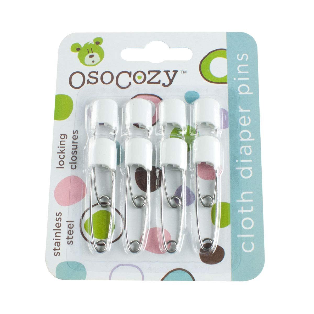 OsoCozy Diaper Pin | Pack of 8 - Nest and Sprout - Osocozy