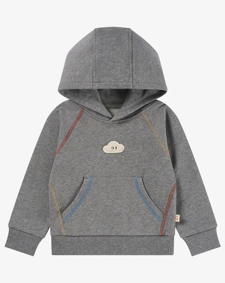 Petite Revery Hooded Sweater – Slate Gray - Nest and Sprout-Petite Revery
