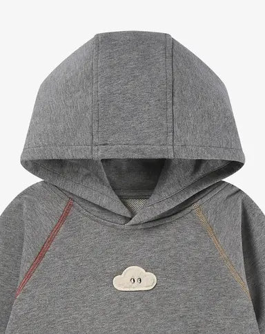 Petite Revery Hooded Sweater – Slate Gray - Nest and Sprout-Petite Revery