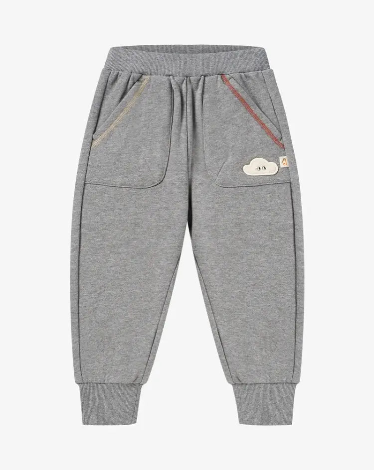 Petite Revery Kids Joggers – Slate Gray - Nest and Sprout-Petite Revery