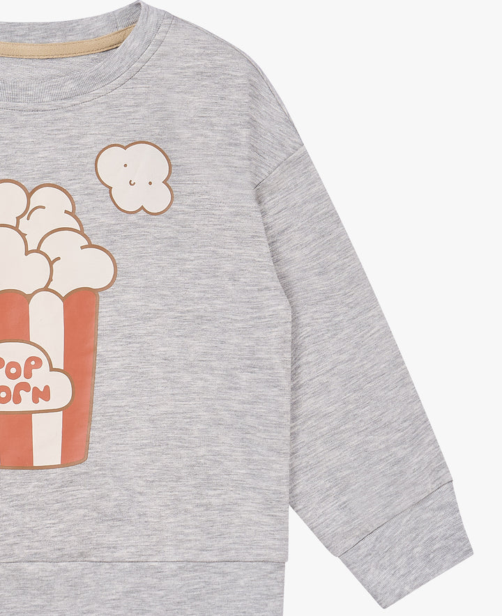 Petit Revery Long Sleeve Shirt - Fog Grey