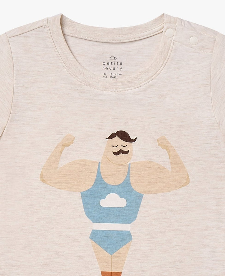 Petit Revery Onesie - Nimbus Cloud - Strongman - Nest and Sprout - Petit Revery