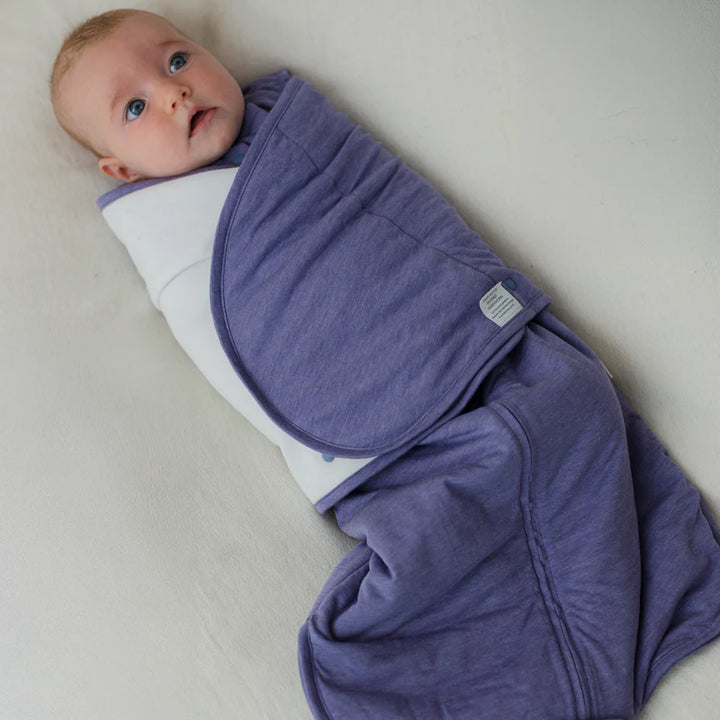 Nest Designs 1.5TOG Swaddle Sleep Bag | 1 .5  TOG Twilight Purple