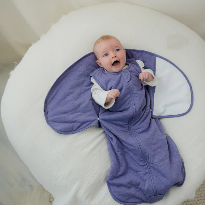 Nest Designs 1.5TOG Swaddle Sleep Bag | 1 .5  TOG Twilight Purple