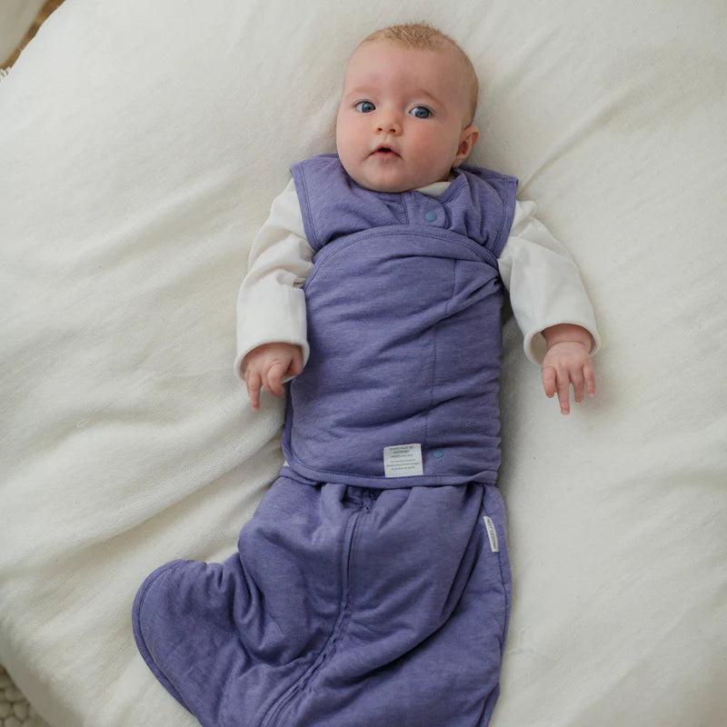 Nest Designs 1.5TOG Swaddle Sleep Bag | 1 .5  TOG Twilight Purple
