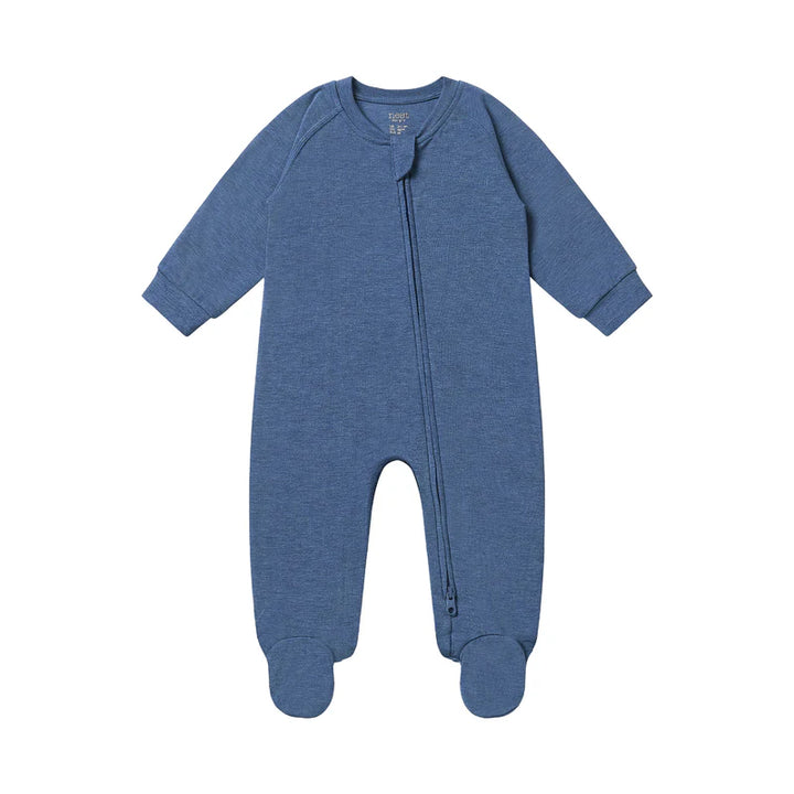 Nest Designs Bamboo Footed Sleeper | Vintage Indigo