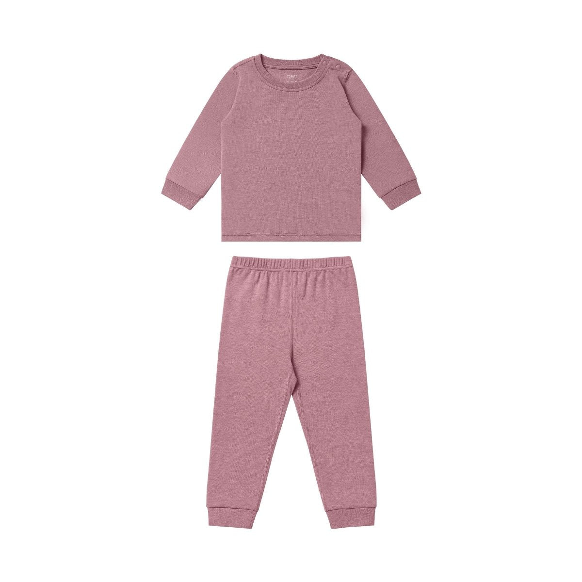 Nest Designs Kids PJ Set – Old Rose - Nest and Sprout-Nest Designs