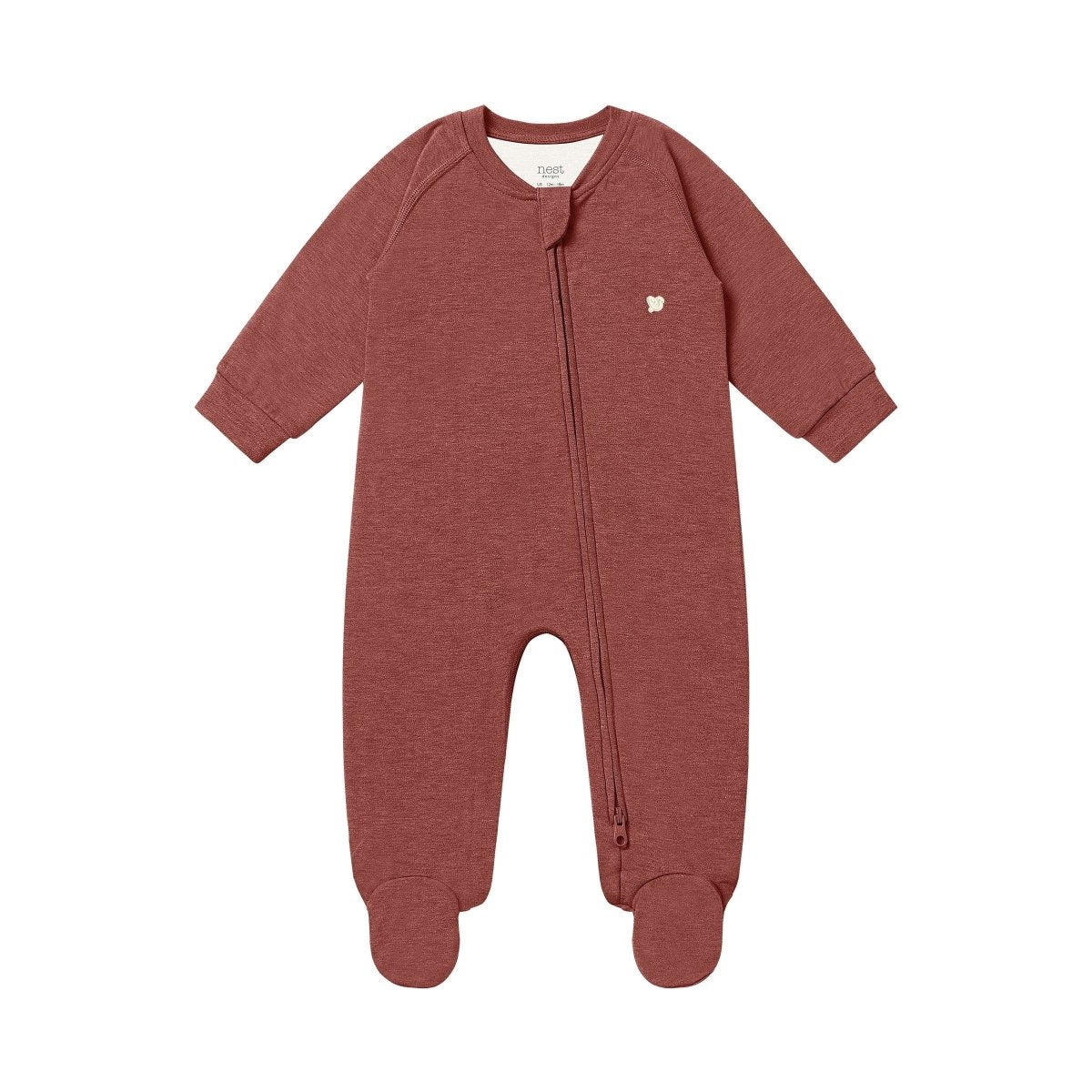Nest Designs Long Sleeve Footed Sleeper – Redwood Burl - Nest and Sprout-Nest Designs