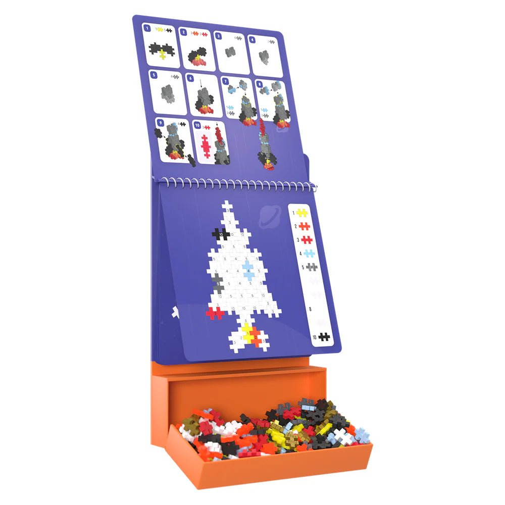 Plus Plus Puzzle By Number, space Activity Pad, 125pieces - Nest and Sprout - Plus - Plus