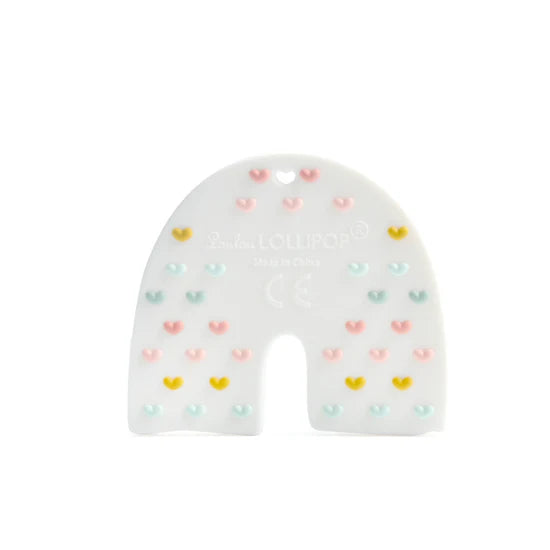 Silicone Teether Single - Pastel Rainbow