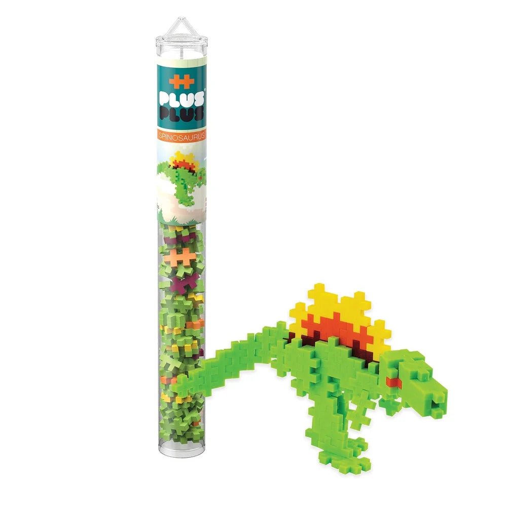 Plus Plus Spinosaurus Tube, 70 Pieces - Nest and Sprout - Plus - Plus