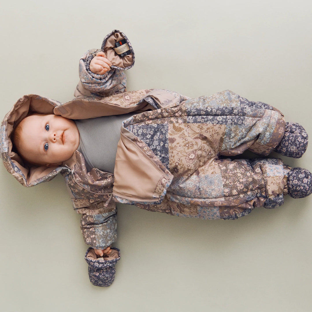 Wheat Baby Puffer Suit Edem – Patchwork Flowers