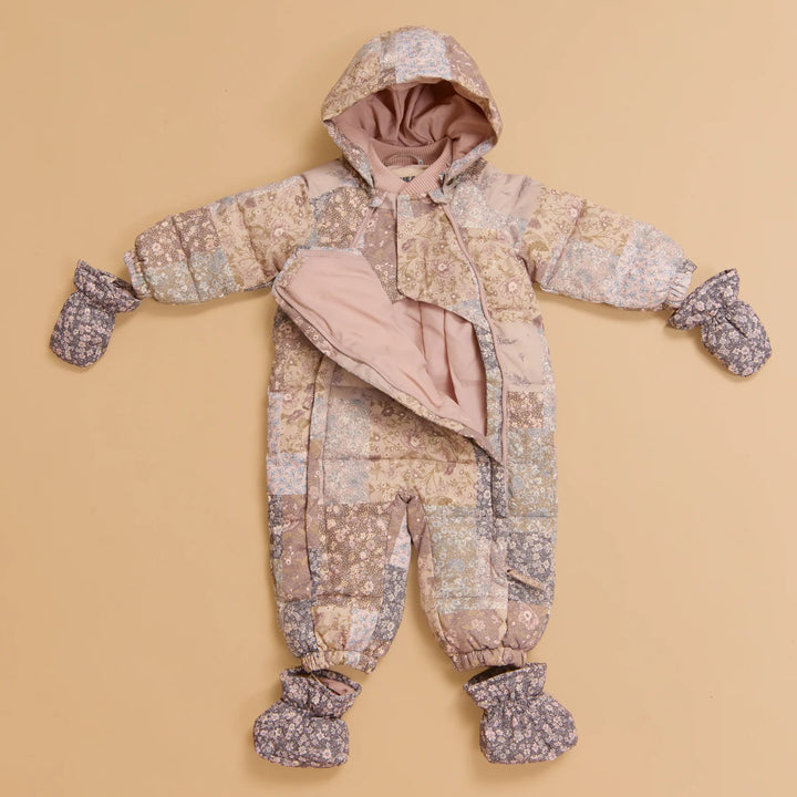 Wheat Baby Puffer Suit Edem – Patchwork Flowers