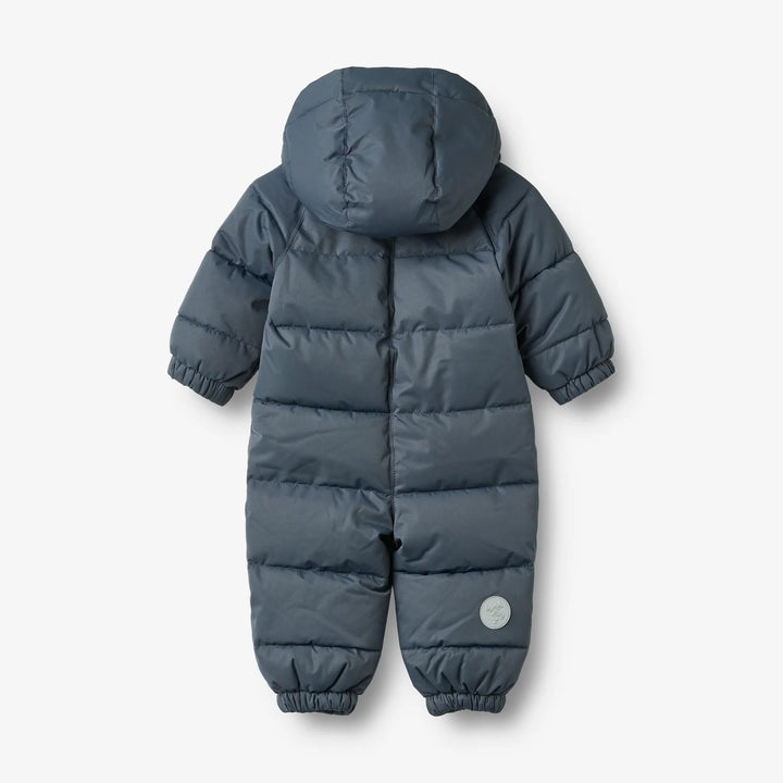 Wheat Baby Puffer Suit Edem – Grey Blue