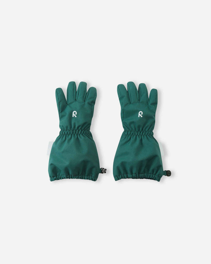 Reima Avuksi Kids' Waterproof Mid-Season Gloves | Dark Teal
