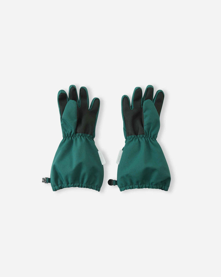 Reima Avuksi Kids' Waterproof Mid-Season Gloves | Dark Teal