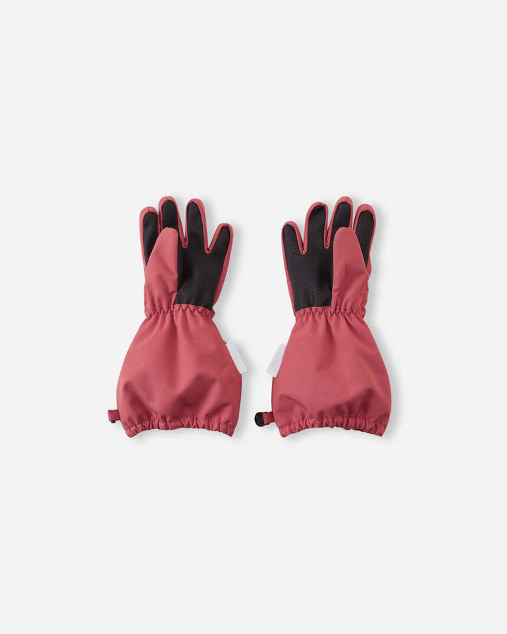 Reima Avuksi Kids' Waterproof Mid-Season Gloves | Red Clay