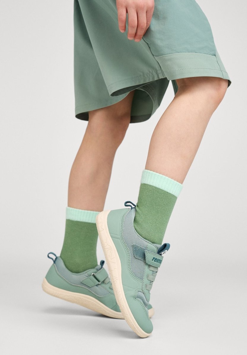 Reima Barefoot Shoes - Telmin Junior - Stone Green - Nest and Sprout - Reima
