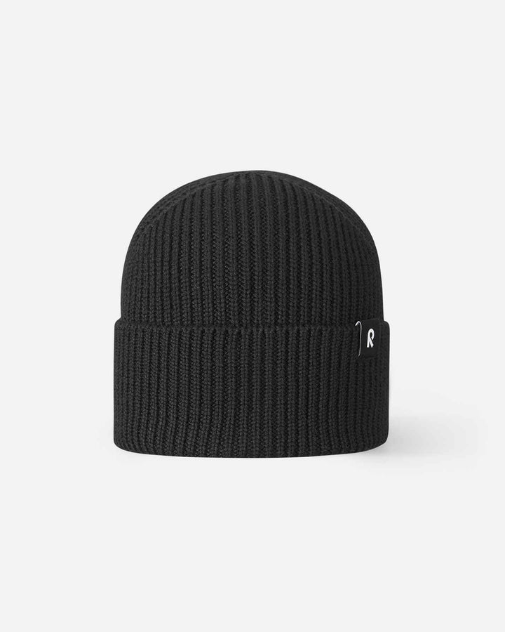 Reima Beanie – Reissari - Kids' Lightweight Merino Wool Beanie in Black