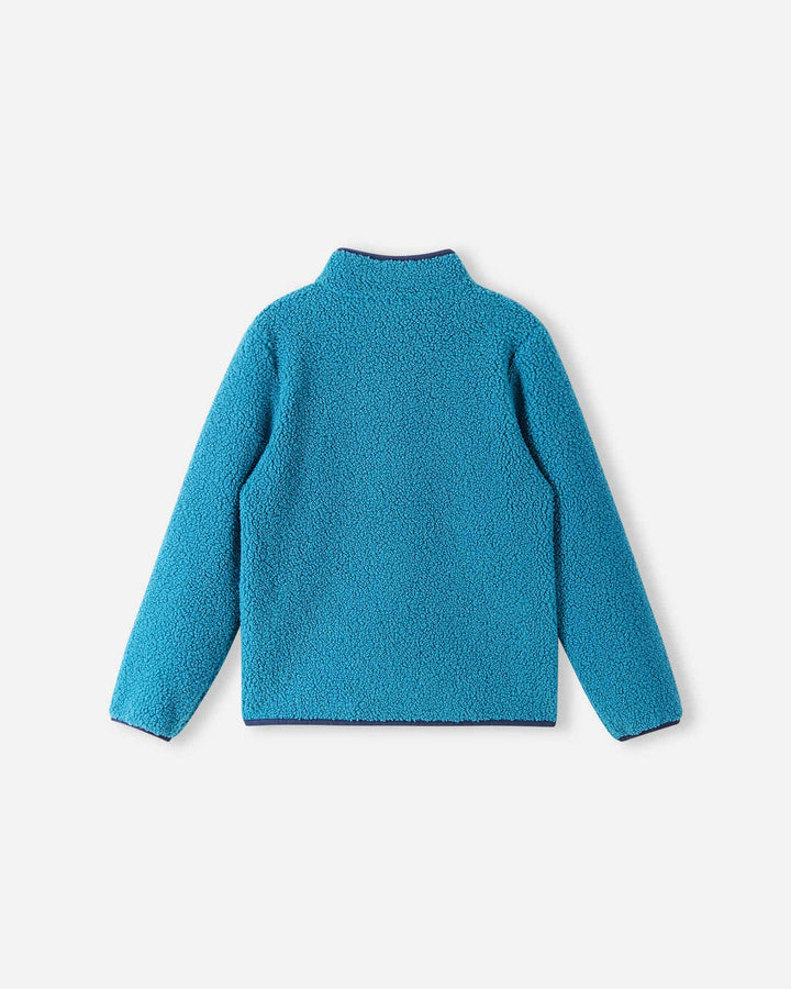 Reima Turina Kids' Fleece Zip-Up Sweater  Aquatic Blue