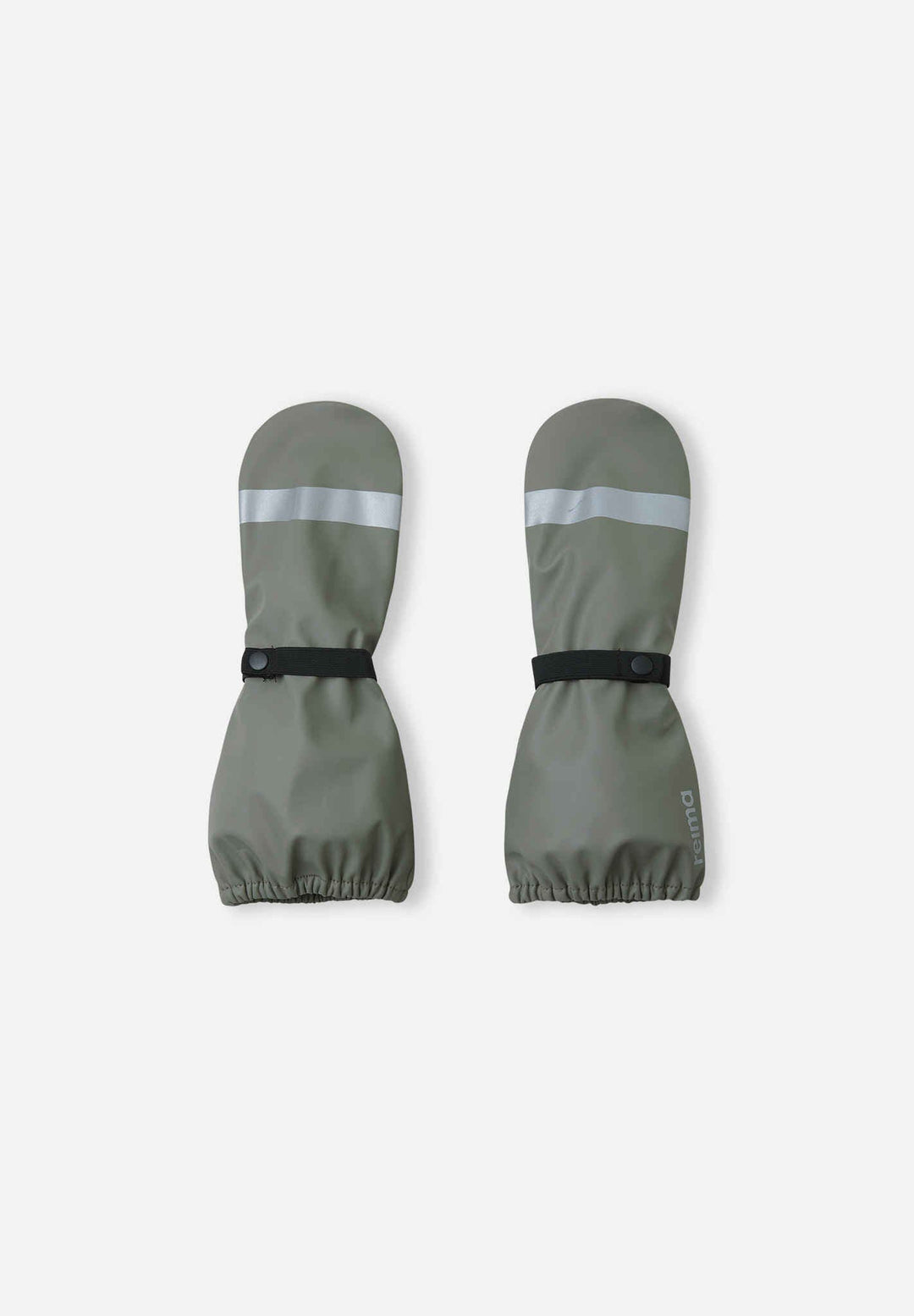 Reima Kids Unlined Rain mittens, Kura - Greyish green
