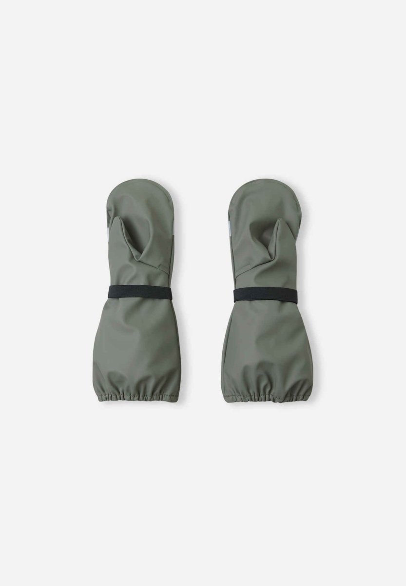 Reima Kids Unlined Rain mittens, Kura - Greyish green - Nest and Sprout-Reima