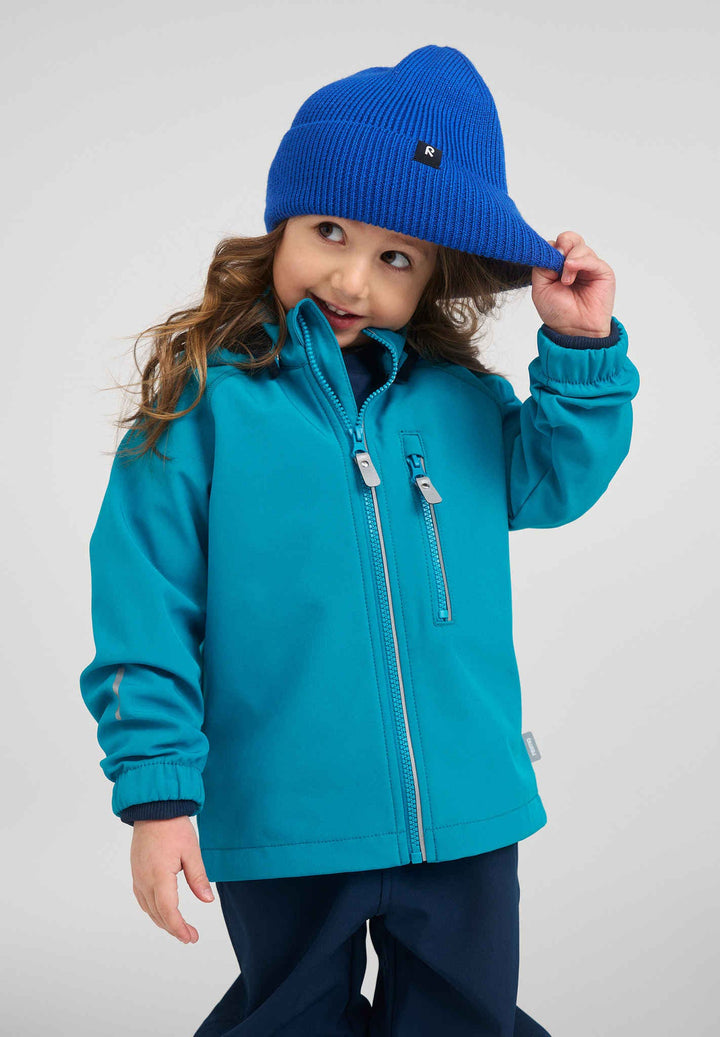 Reima Vantti Kids' Softshell Jacket – Blue