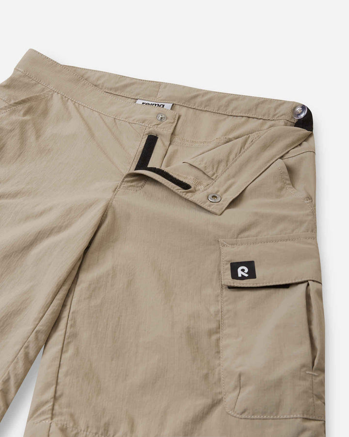 Reima Matkassa Kids Cargo Shorts UPF 50+ | Earthy Beige - Nest and Sprout - Reima