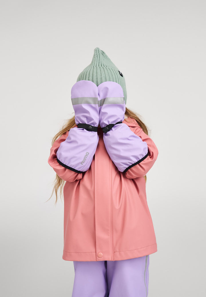 Reima Kids Unlined Rain mittens, Kura – Blooming Lilac