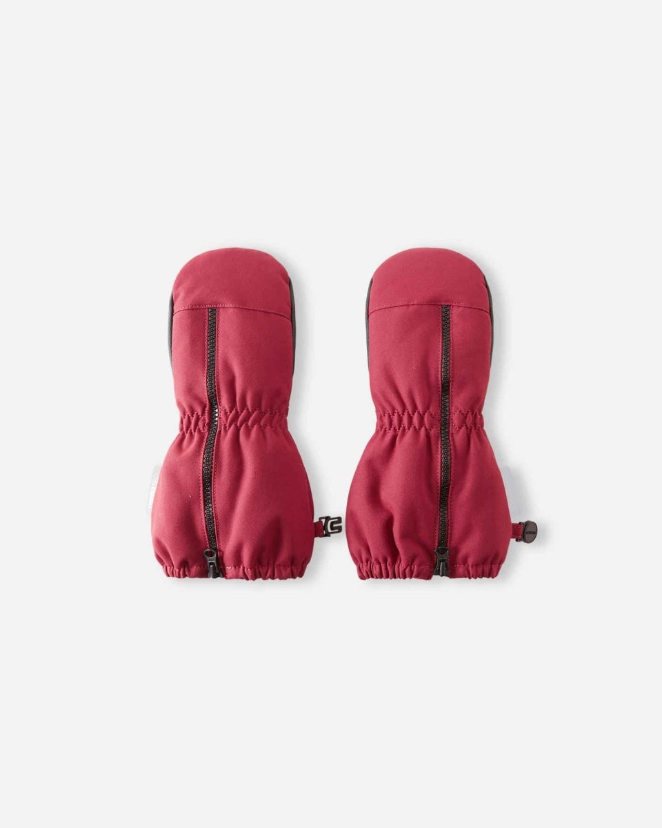 Reima Waterproof Toddler Winter Mittens – Tepas – Maroon - Nest and Sprout-Reima