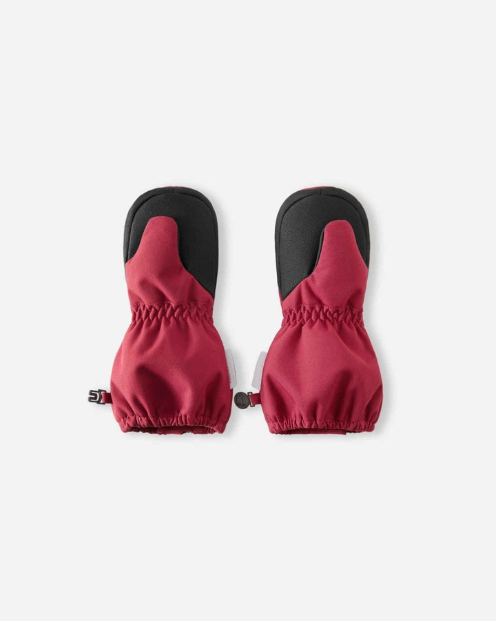 Reima Waterproof Toddler Winter Mittens – Tepas – Maroon - Nest and Sprout-Reima