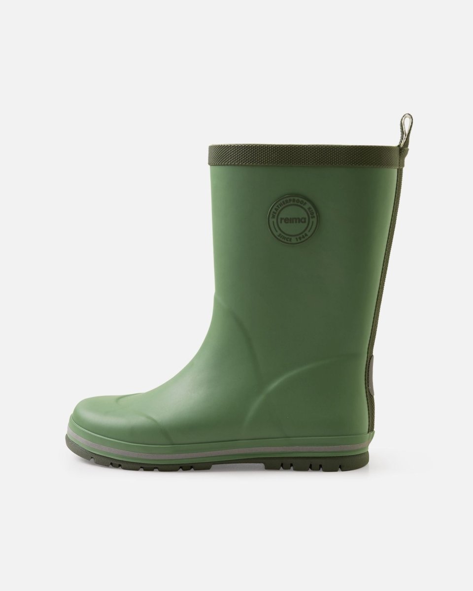 Reima Taika 2.0 Rain Boots | Kids Waterproof Rubber Boots in Green Clay - Nest and Sprout - Reima