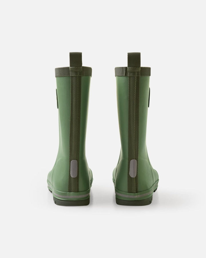 Reima Taika 2.0 Rain Boots | Kids Waterproof Rubber Boots in Green Clay - Nest and Sprout - Reima